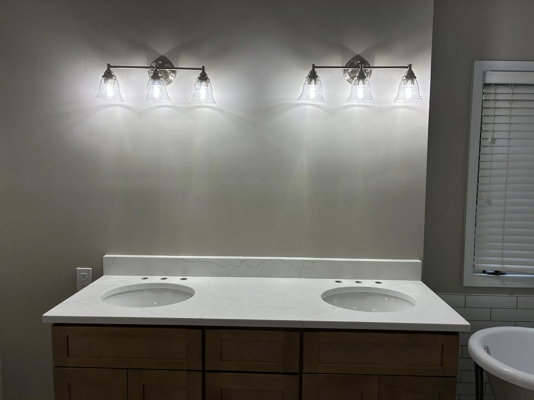 Double-vanity countertop project