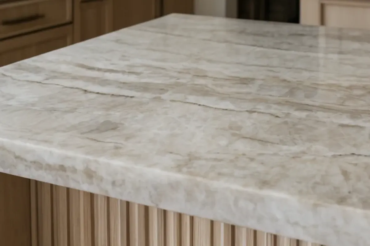 Concept close-up of warm natural stone movement